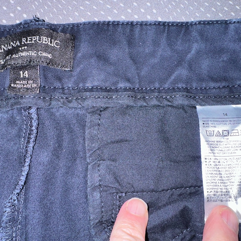 Black chino pants